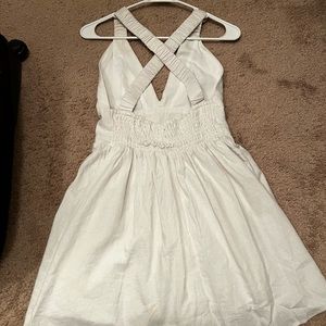 Abercrombie and fitch white dress/romper